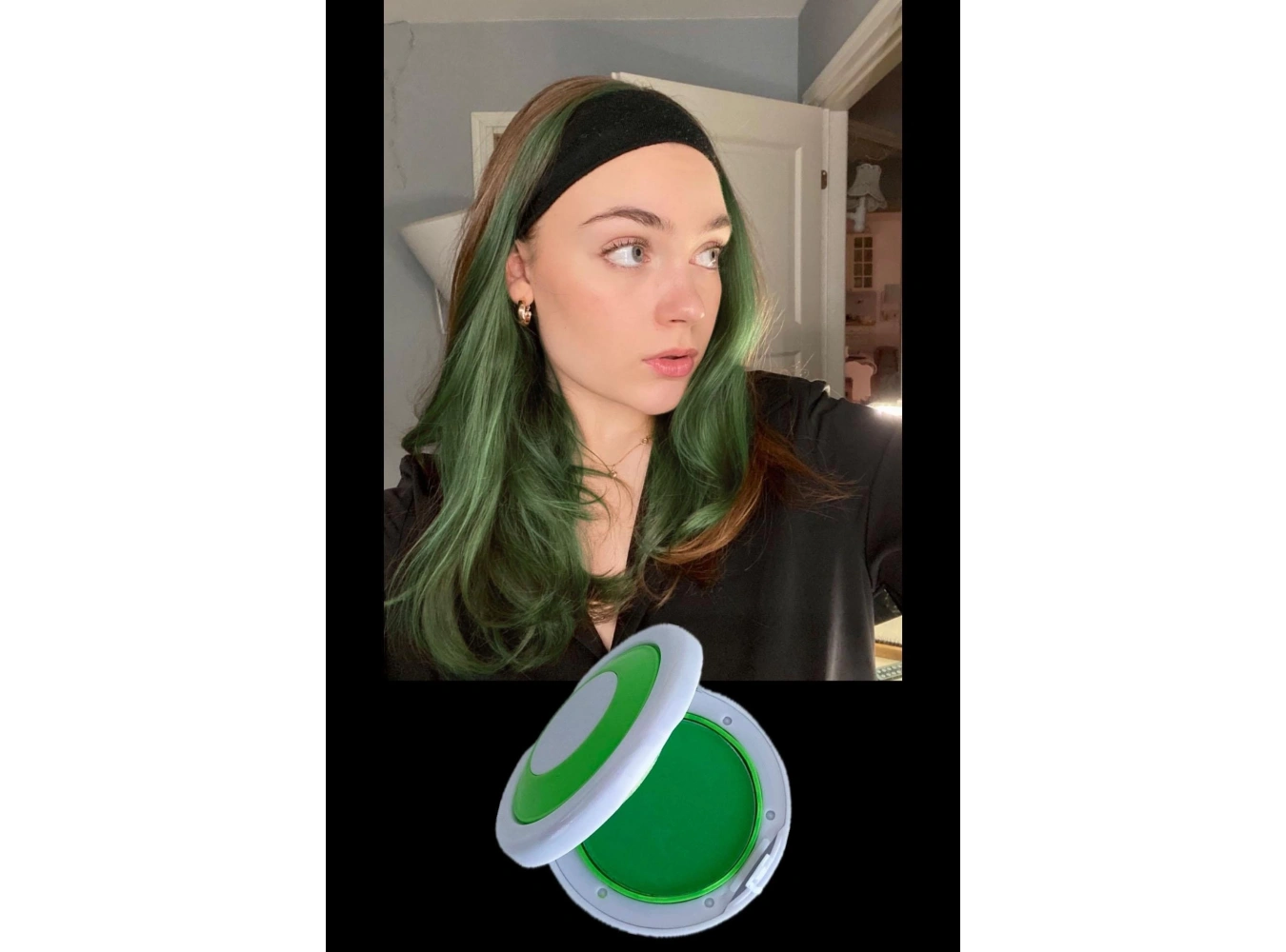 Yeşil Renk Saç Tebeşiri