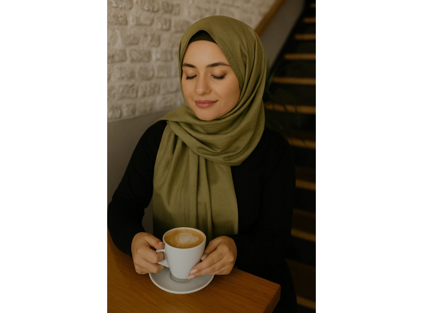 Yeşil Renk Tafta Şal