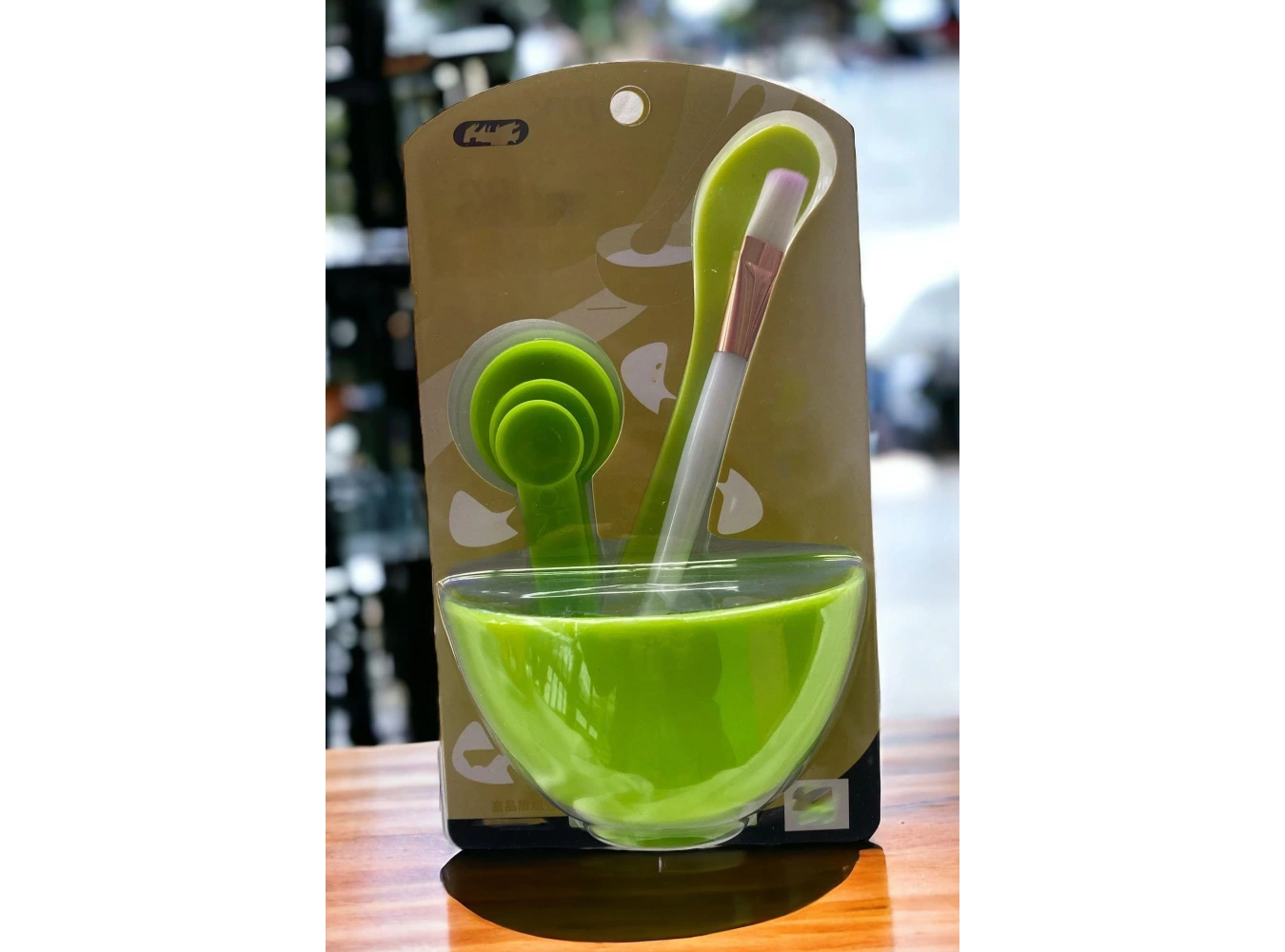 Yeşil  Renk Yüz Maskesi Karıştırma Kabı (Küçük Boy)