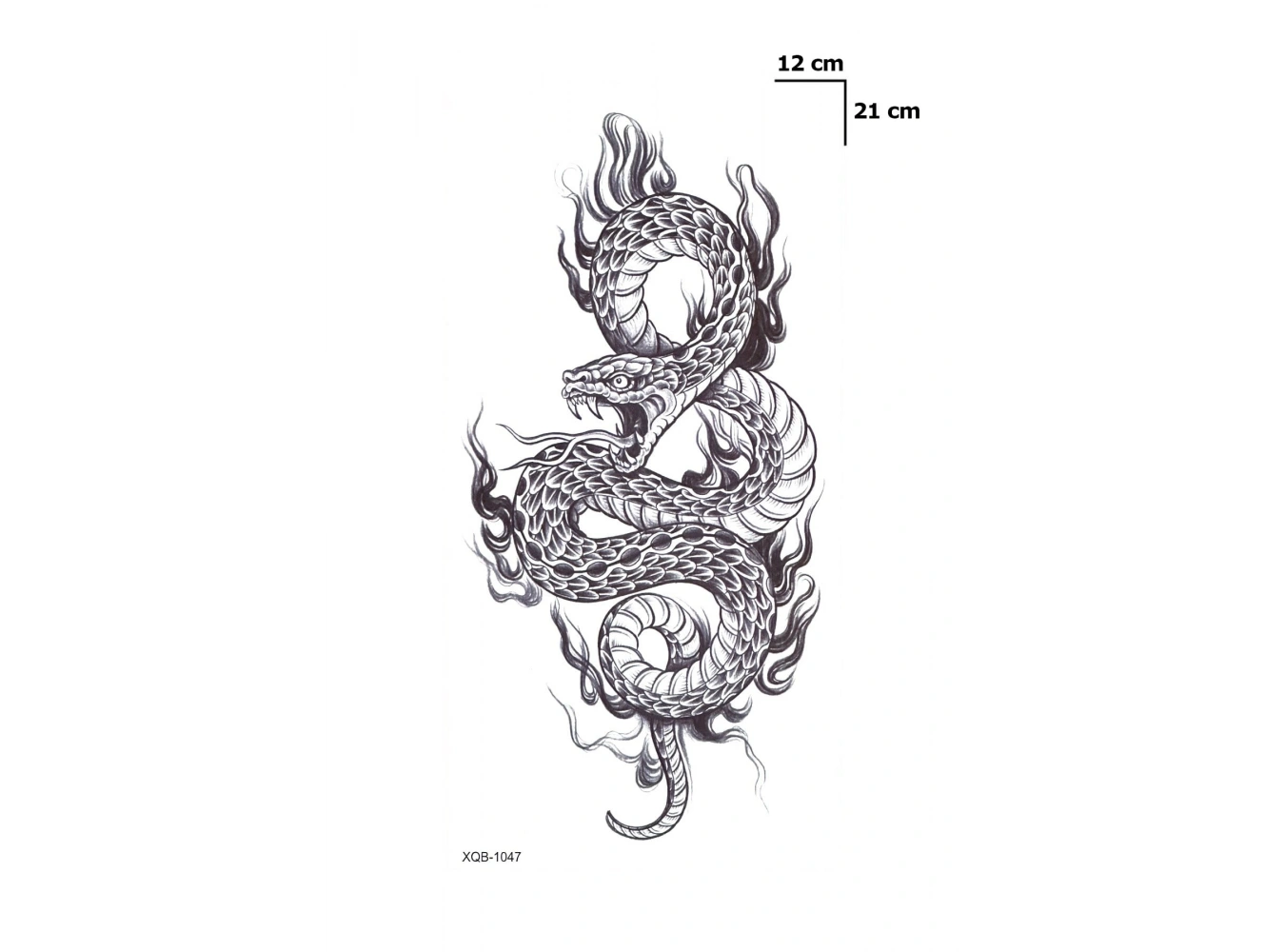 Yılan Geçici Dövme Tattoo