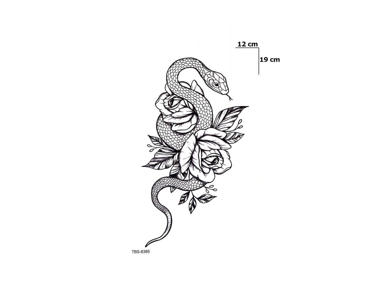 Yılan Geçici Dövme Tattoo