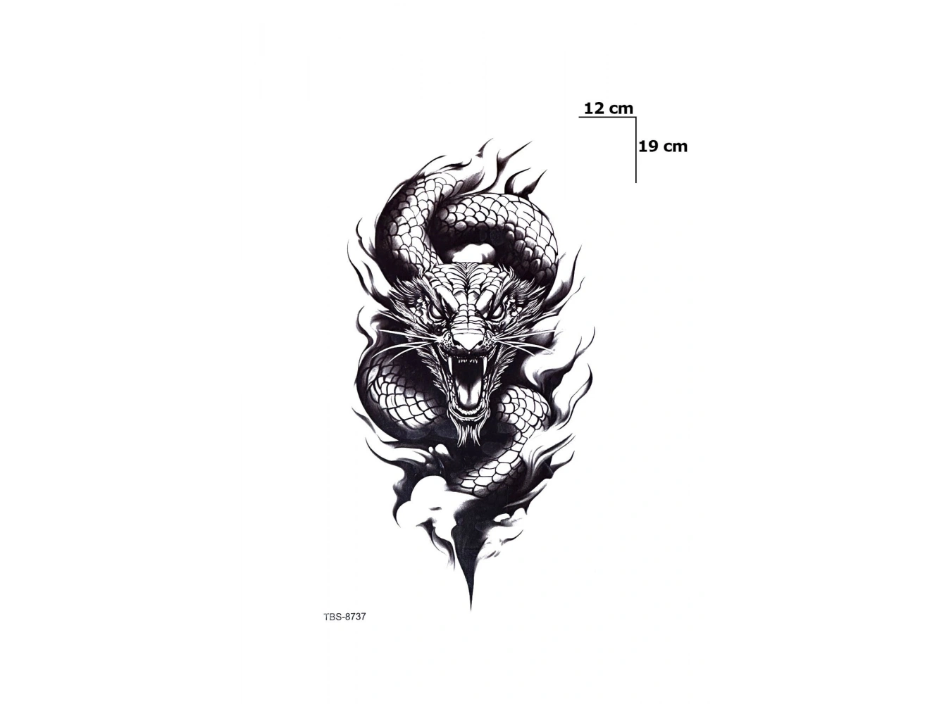 Yılan Geçici Dövme Tattoo