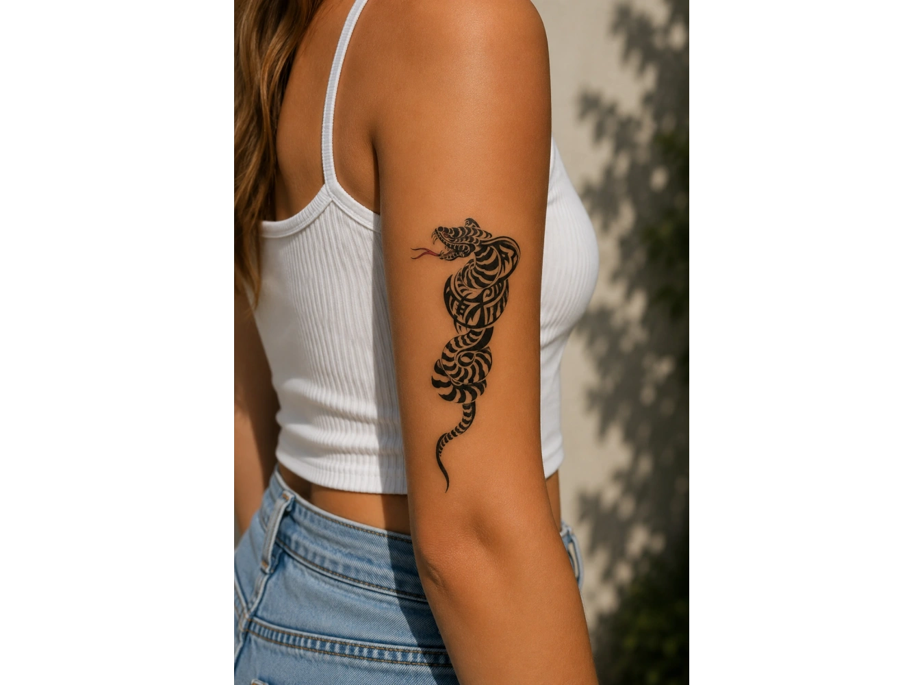 Yılan Geçici Dövme Tattoo