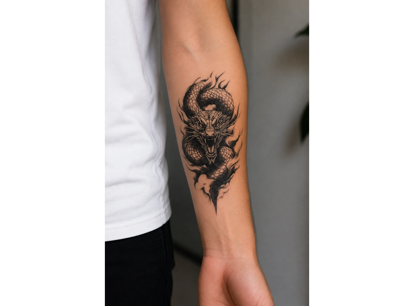 Yılan Geçici Dövme Tattoo