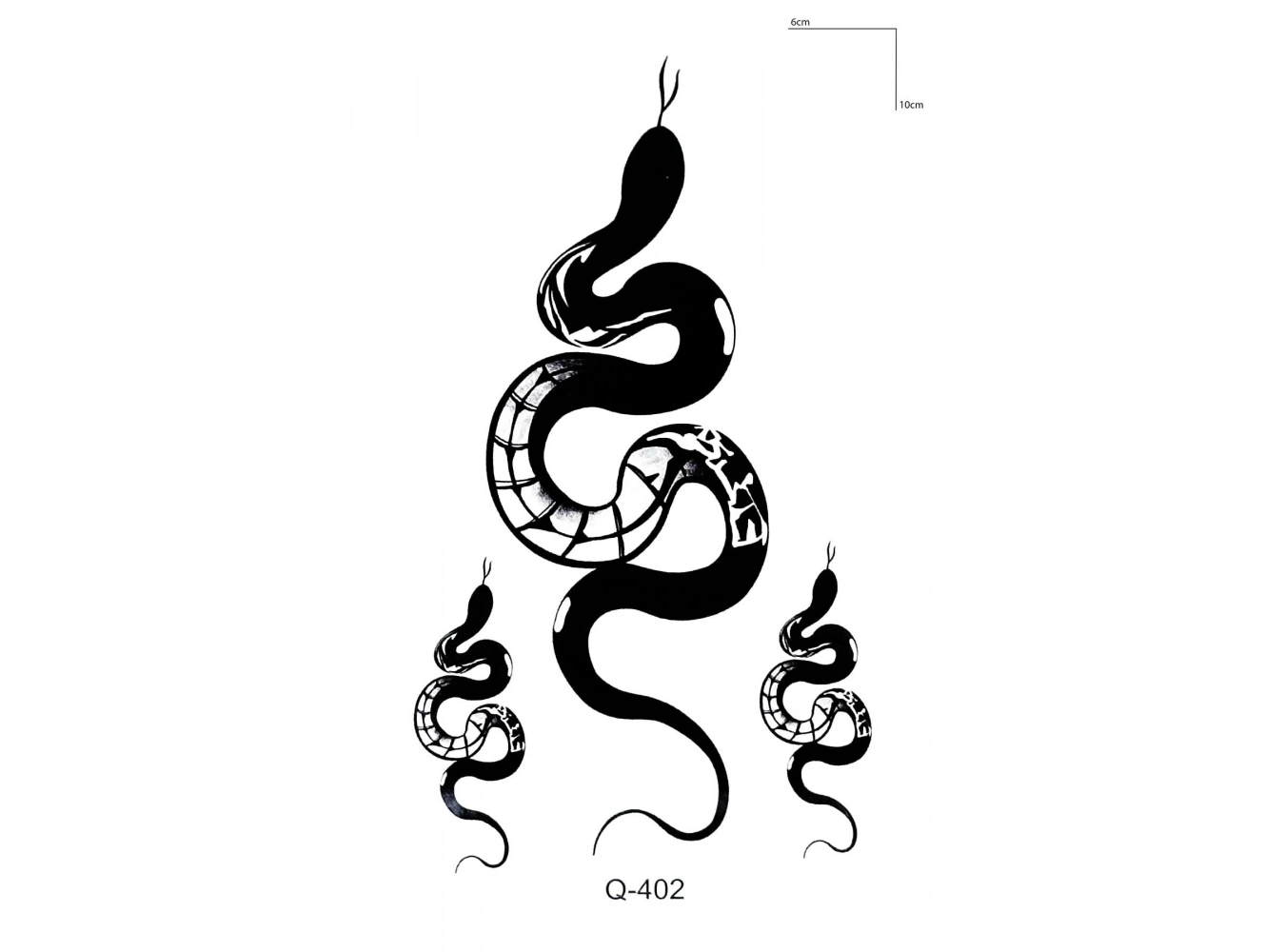 Yılan Mini Geçici Dövme Tattoo