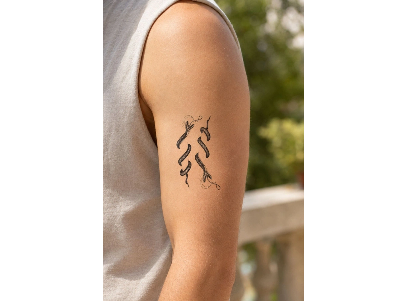 Yılan Mini Geçici Dövme Tattoo