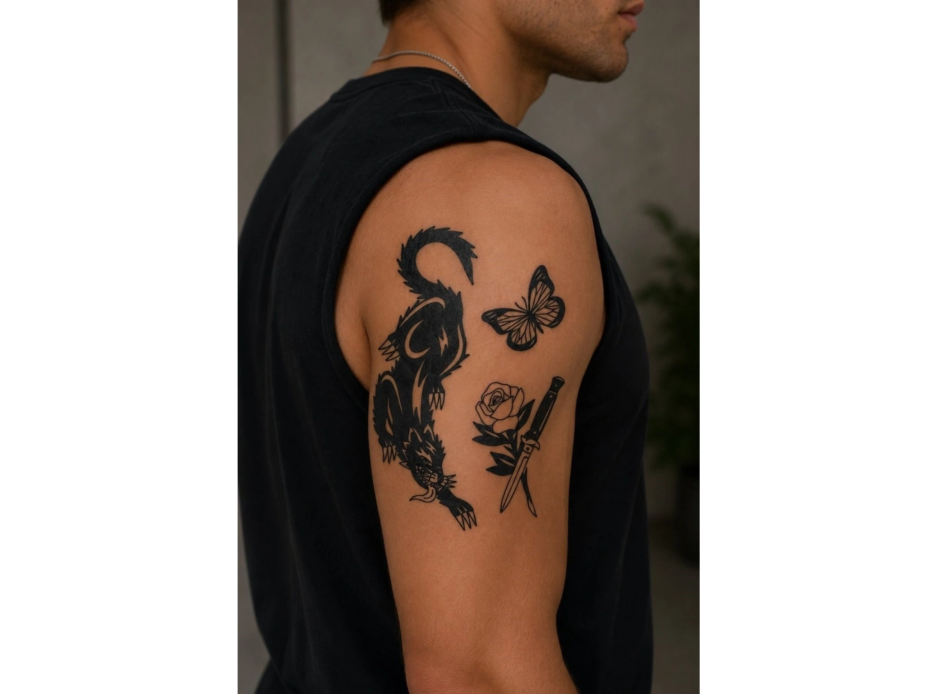Yırtıcı Geçici Dövme Tattoo