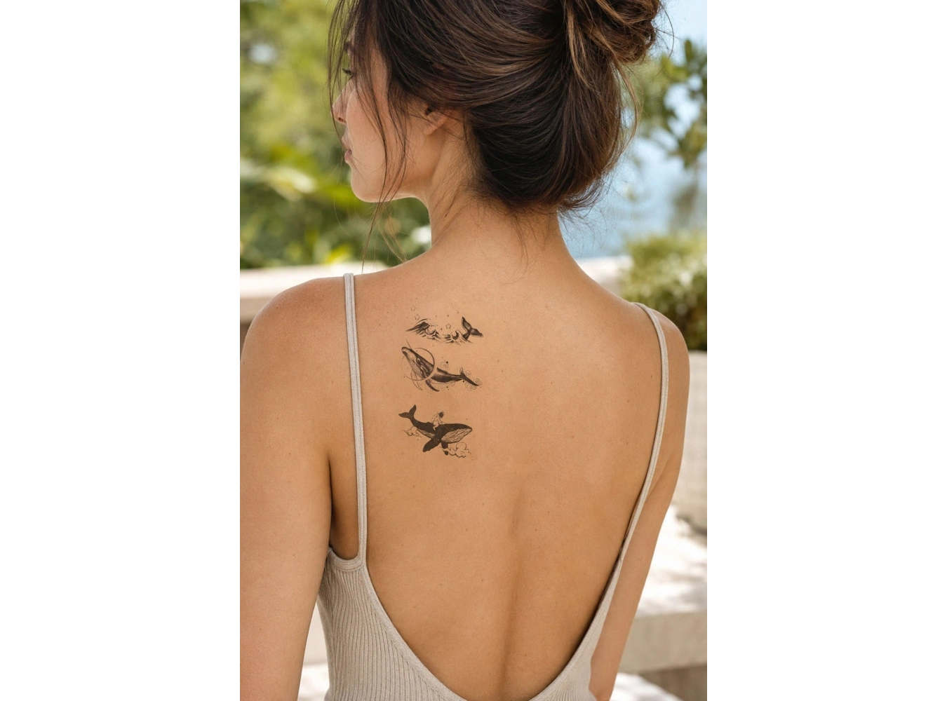 Yunus Balığı Mini Geçici Dövme Tattoo