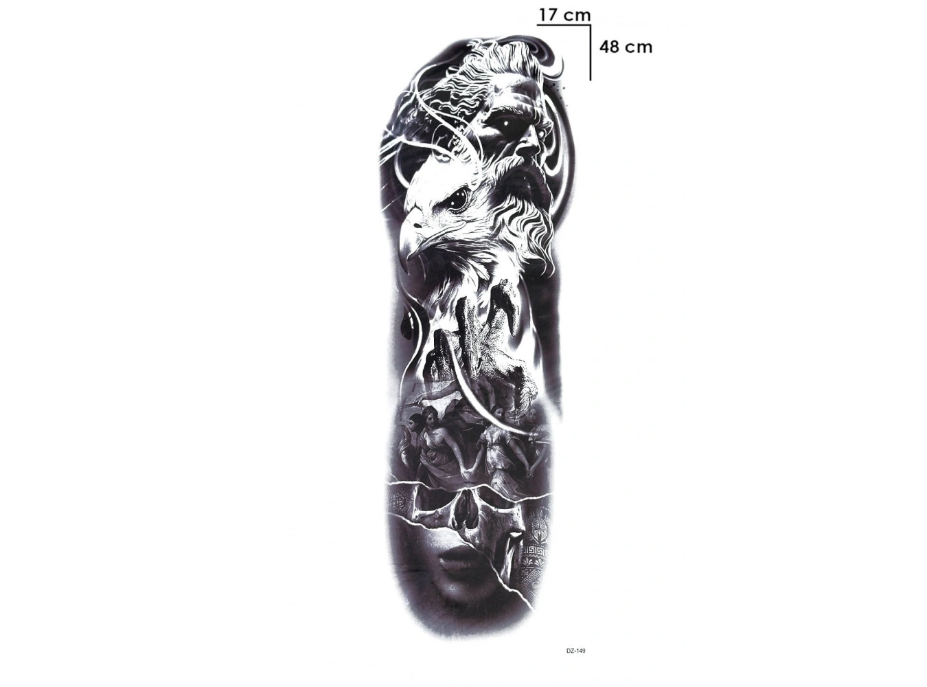 Zeus Kol Geçici Dövme Tattoo