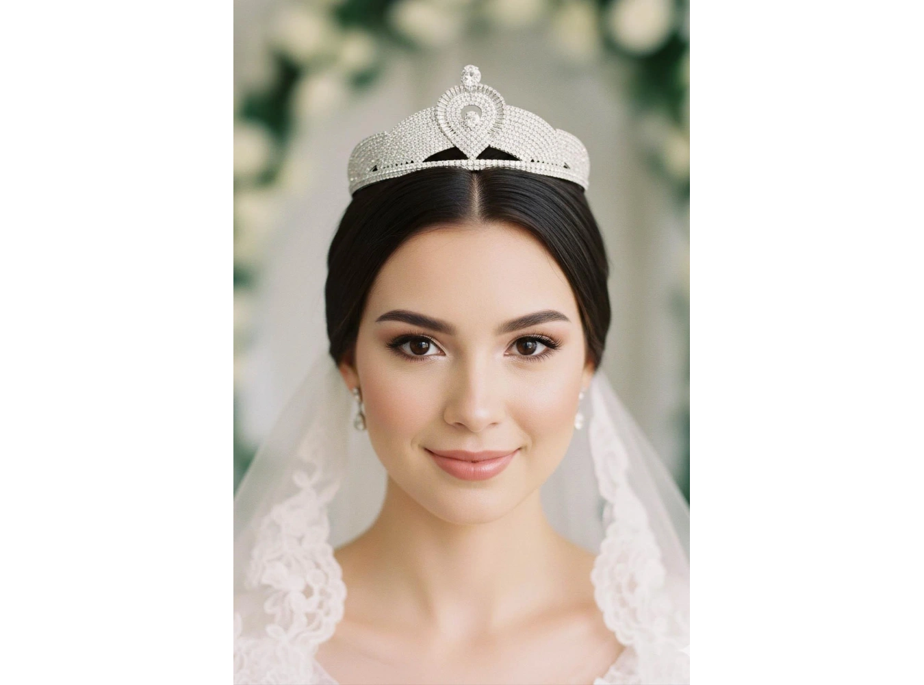 Zirkon Taşlı Gelin/Kına/Nişan/Söz Tasarım Taç