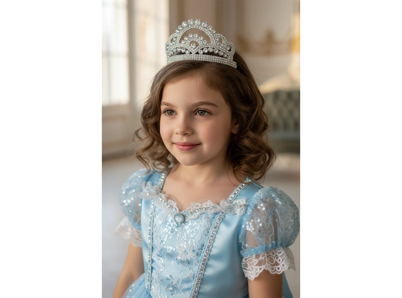 Zirkon Taşlı Gelin/Kına/Nişan/Söz Tasarım Taç