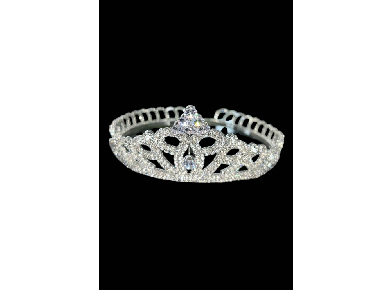 Zirkon Taşlı Gelin/Kına/Nişan/Söz Tasarım Taç