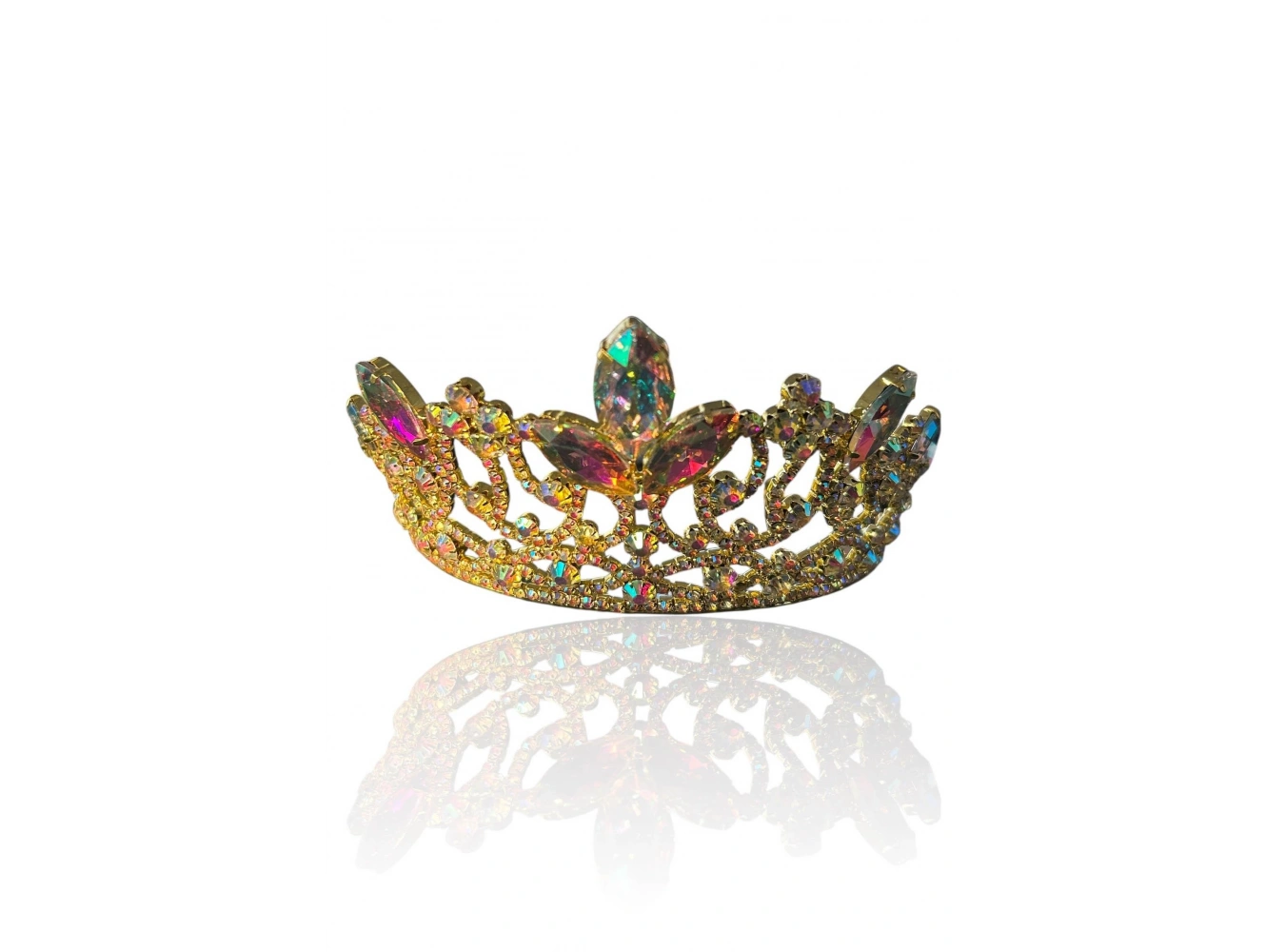 Zirkon Taşlı Gelin/Kına/Nişan/Söz Tasarım Taç