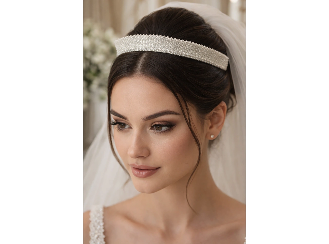 Zirkon Taşlı Gelin/Kına/Nişan/Söz Tasarım Taç