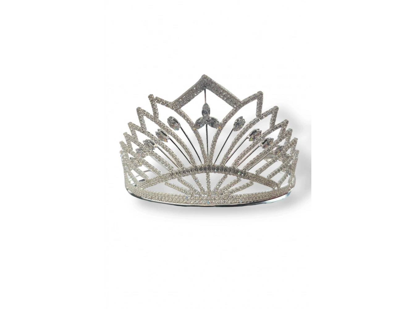 Zirkon Taşlı Gelin/Kına/Nişan/Söz Tasarım Taç