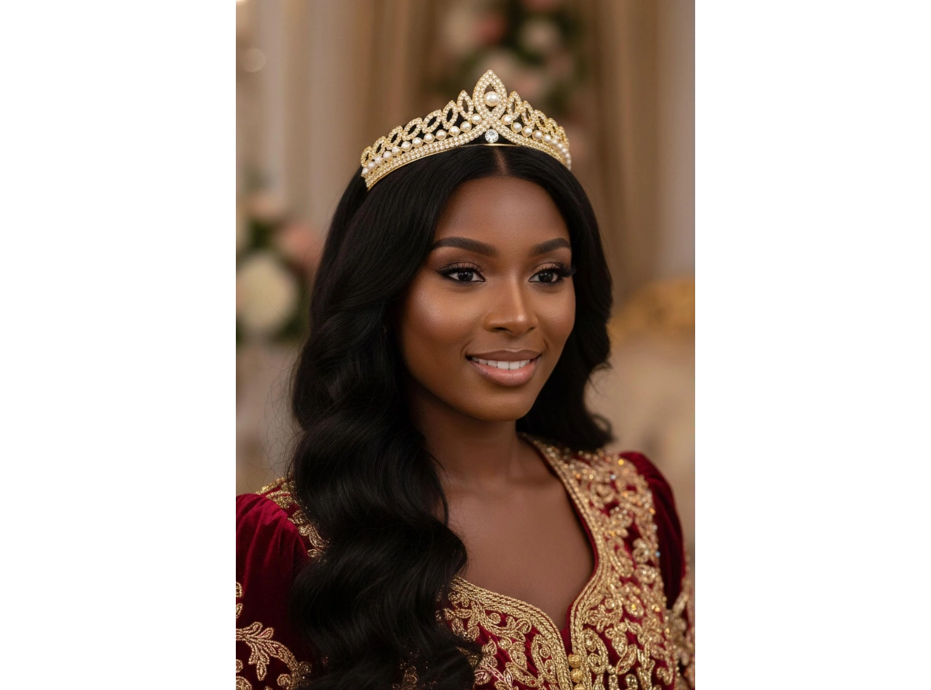 Zirkon Taşlı Gelin/Kına/Nişan/Söz Tasarım Taç