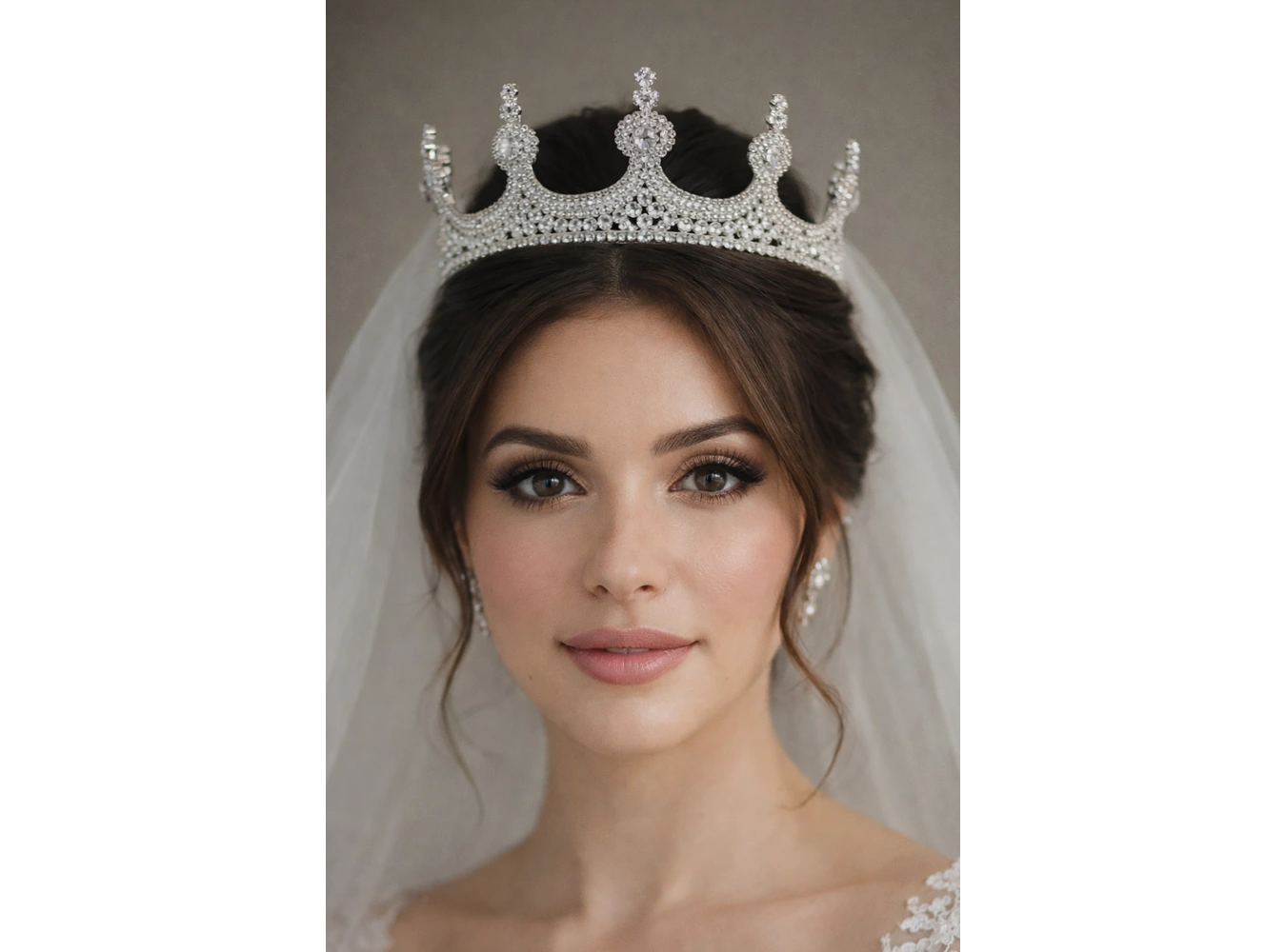 Zirkon Taşlı Gelin/Kına/Nişan/Söz Tasarım Taç