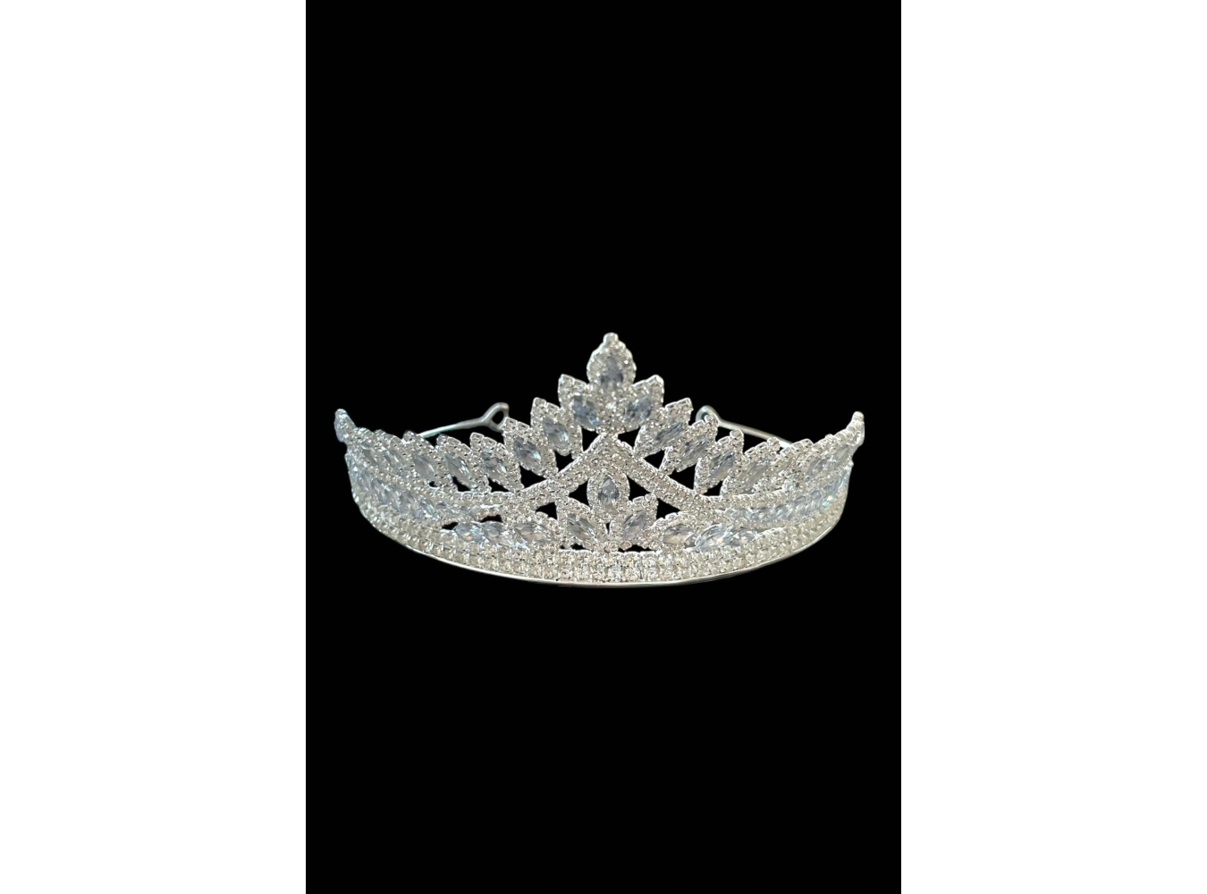 Zirkon Taşlı Gelin/Kına/Nişan/Söz Tasarım Taç