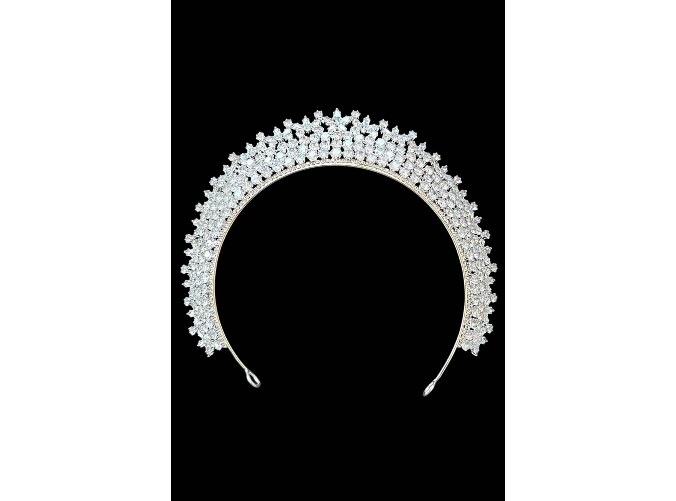 Zirkon Taşlı Gelin/Kına/Nişan/Söz Tasarım Taç