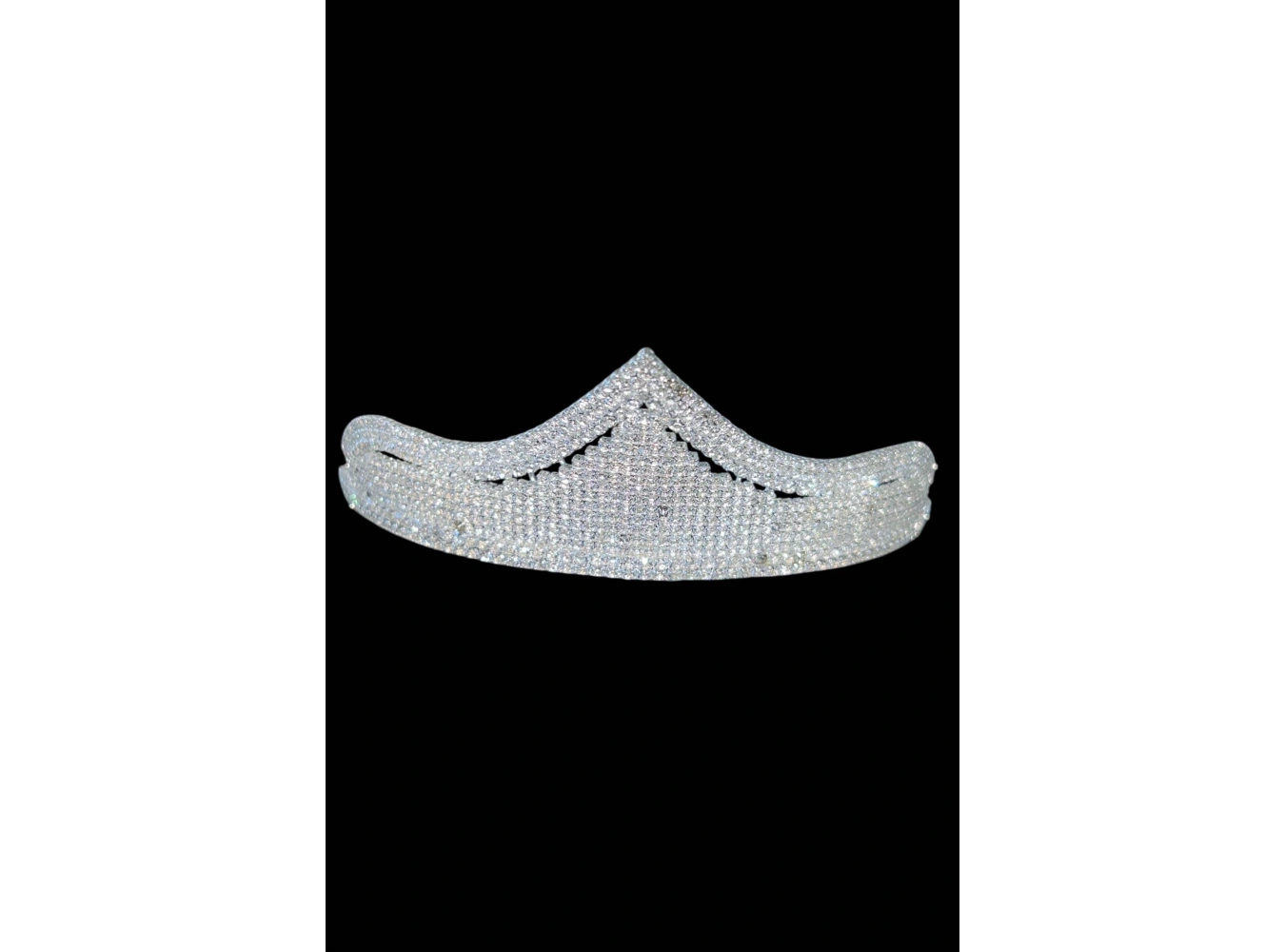 Zirkon Taşlı Gelin/Kına/Nişan/Söz Tasarım Taç