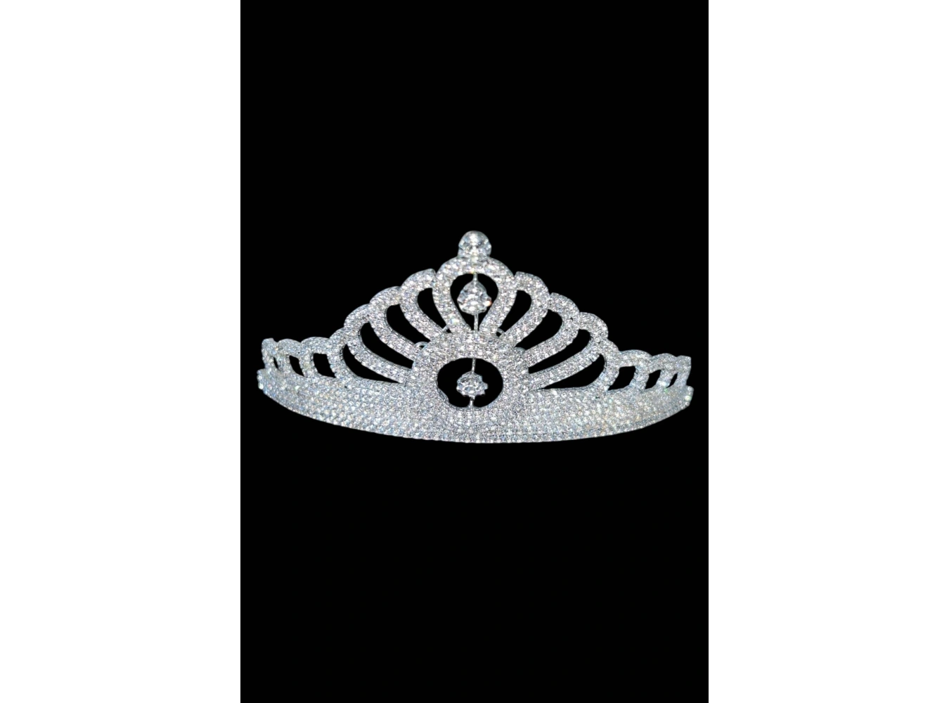 Zirkon Taşlı Gelin/Kına/Nişan/Söz Tasarım Taç