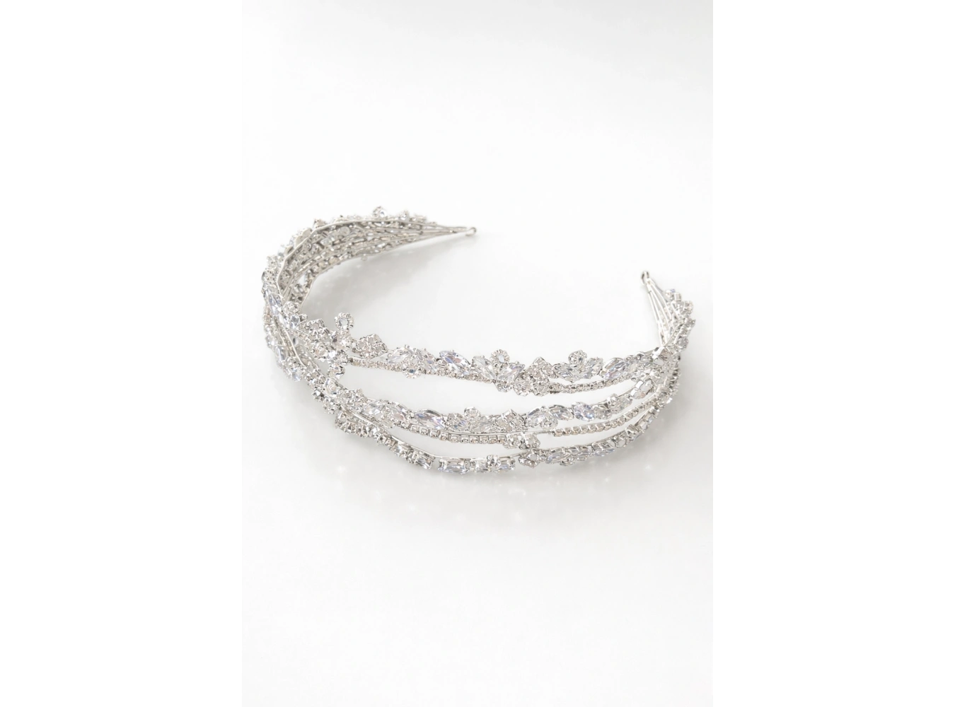 Zirkon Taşlı Gelin/Kına/Nişan/Söz Tasarım Taç