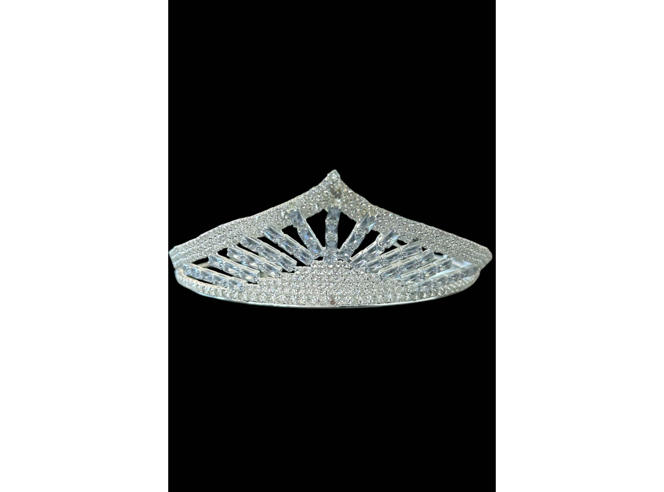 Zirkon Taşlı Gelin/Kına/Nişan/Söz Tasarım Taç