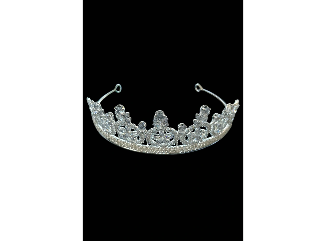 Zirkon Taşlı Gelin/Kına/Nişan/Söz Tasarım Taç