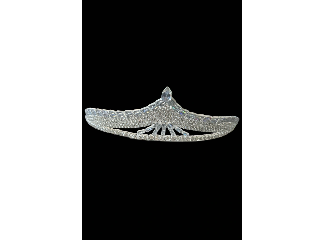 Zirkon Taşlı Gelin/Kına/Nişan/Söz Tasarım Taç