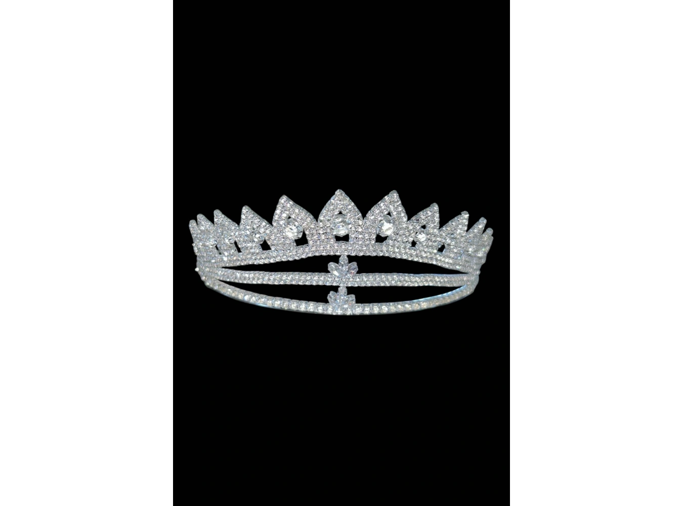 Zirkon Taşlı Gelin/Kına/Nişan/Söz Tasarım Taç