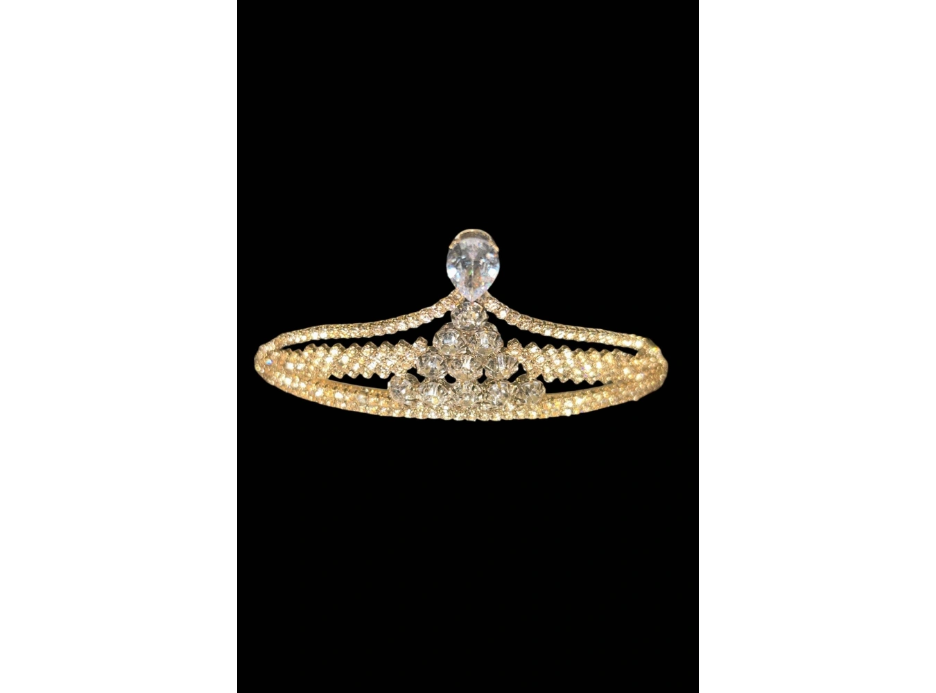 Zirkon Taşlı Gelin/Kına/Nişan/Söz Tasarım Taç