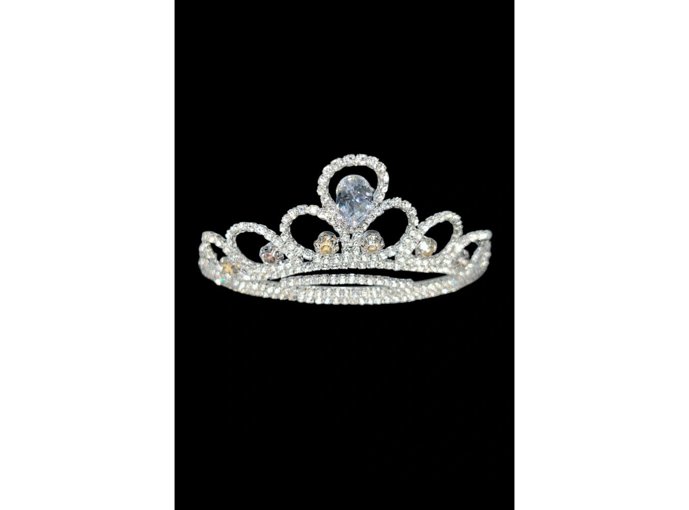 Zirkon Taşlı Gelin/Kına/Nişan/Söz Tasarım Taç