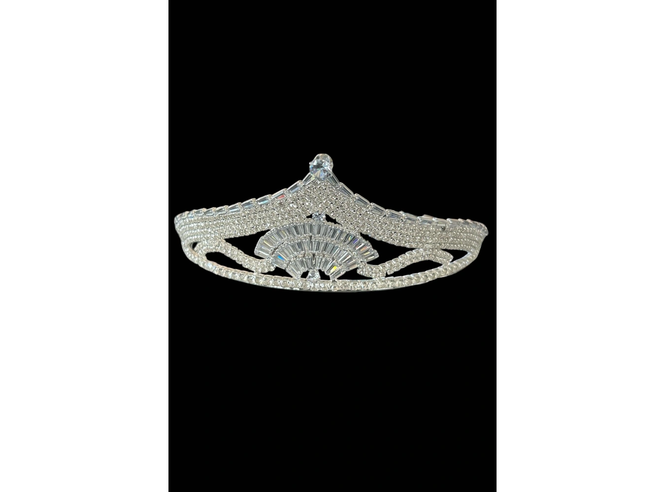 Zirkon Taşlı Gelin/Kına/Nişan/Söz Tasarım Taç