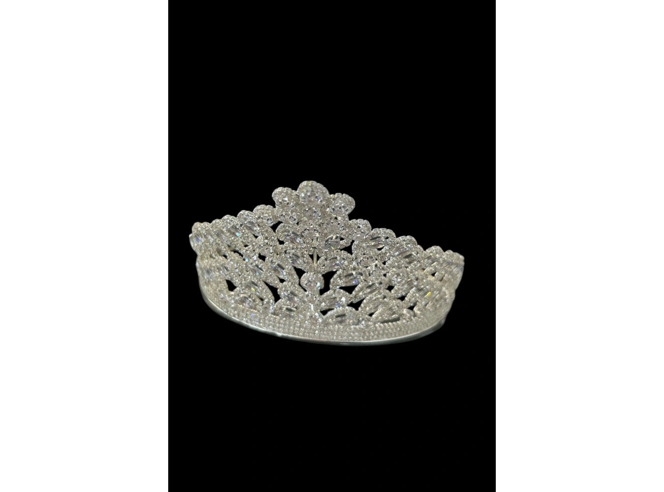 Zirkon Taşlı Gelin/Kına/Nişan/Söz Tasarım Taç