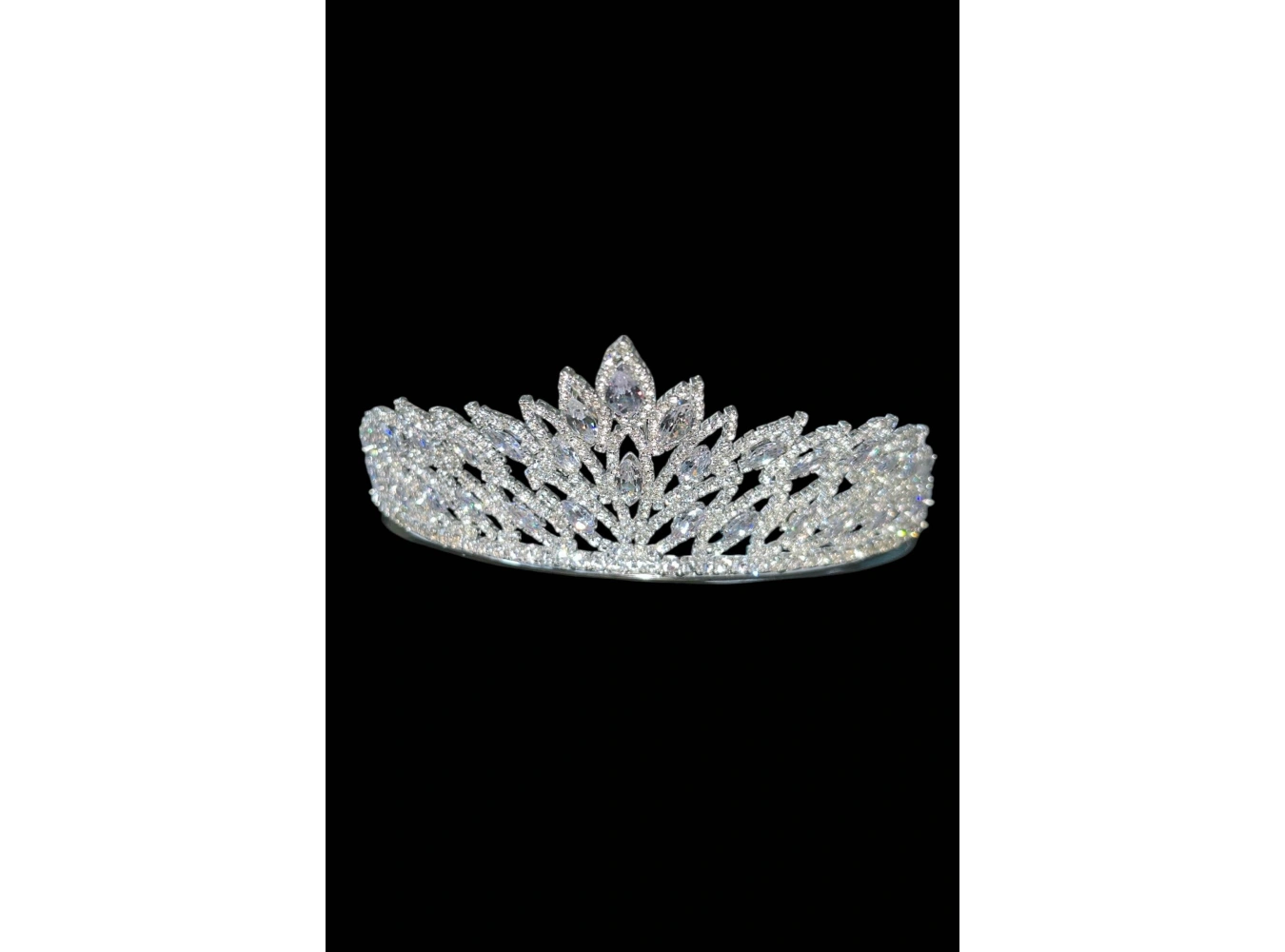 Zirkon Taşlı Gelin/Kına/Nişan/Söz Tasarım Taç