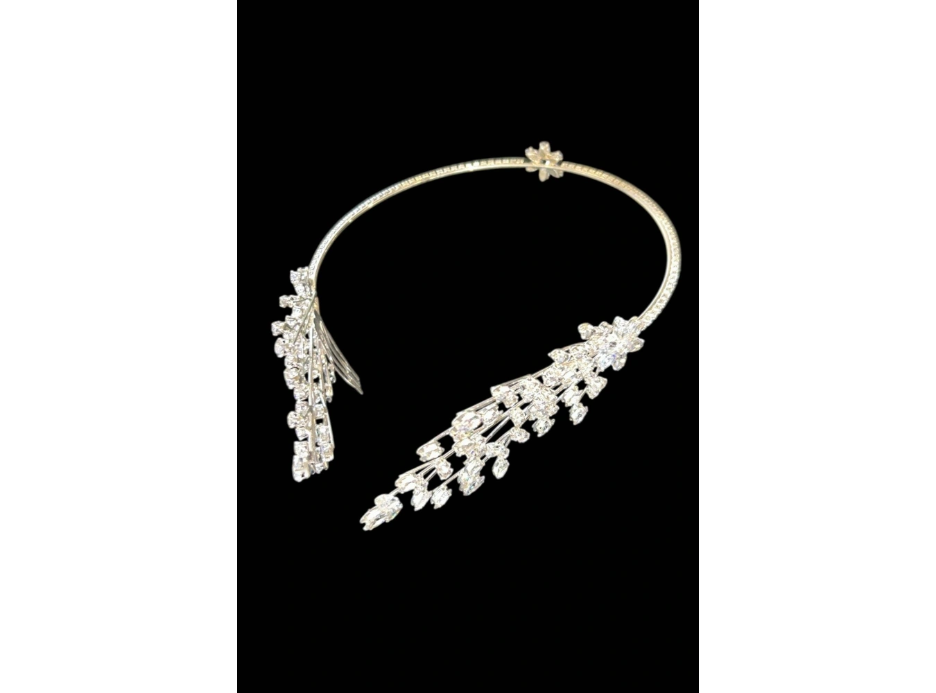 Zirkon Taşlı Gelin/Kına/Nişan/Söz Tasarım Taç