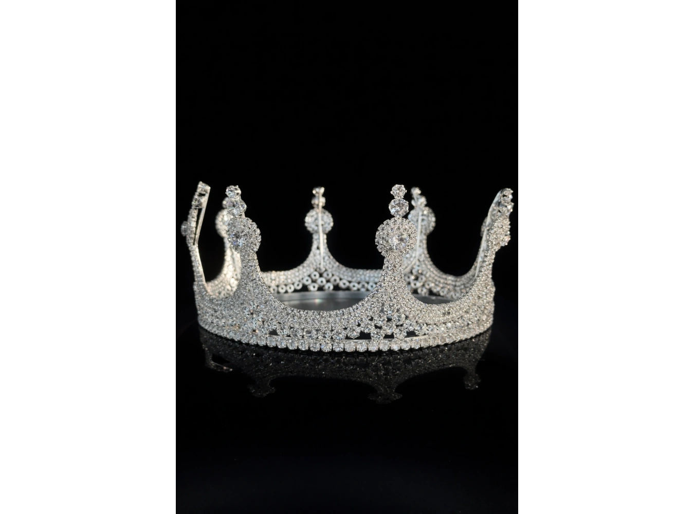 Zirkon Taşlı Gelin/Kına/Nişan/Söz Tasarım Taç