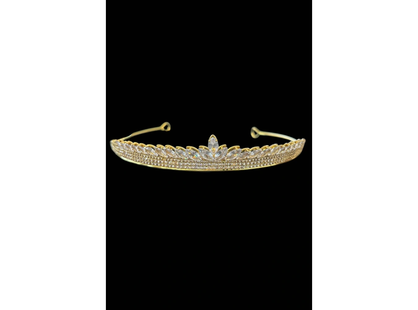 Zirkon Taşlı Gelin/Kına/Nişan/Söz Tasarım Taç