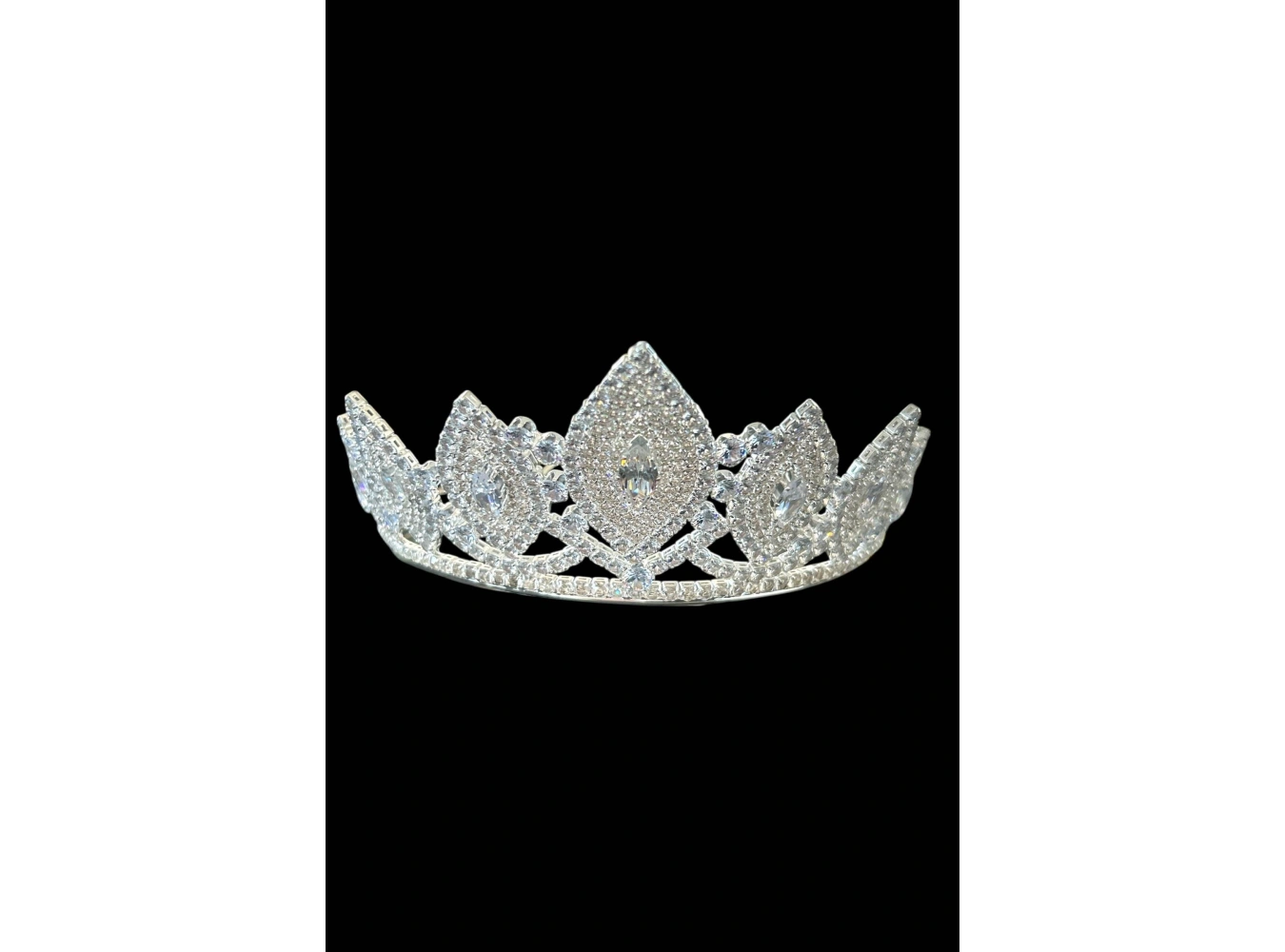 Zirkon Taşlı Gelin/Kına/Nişan/Söz Tasarım Taç