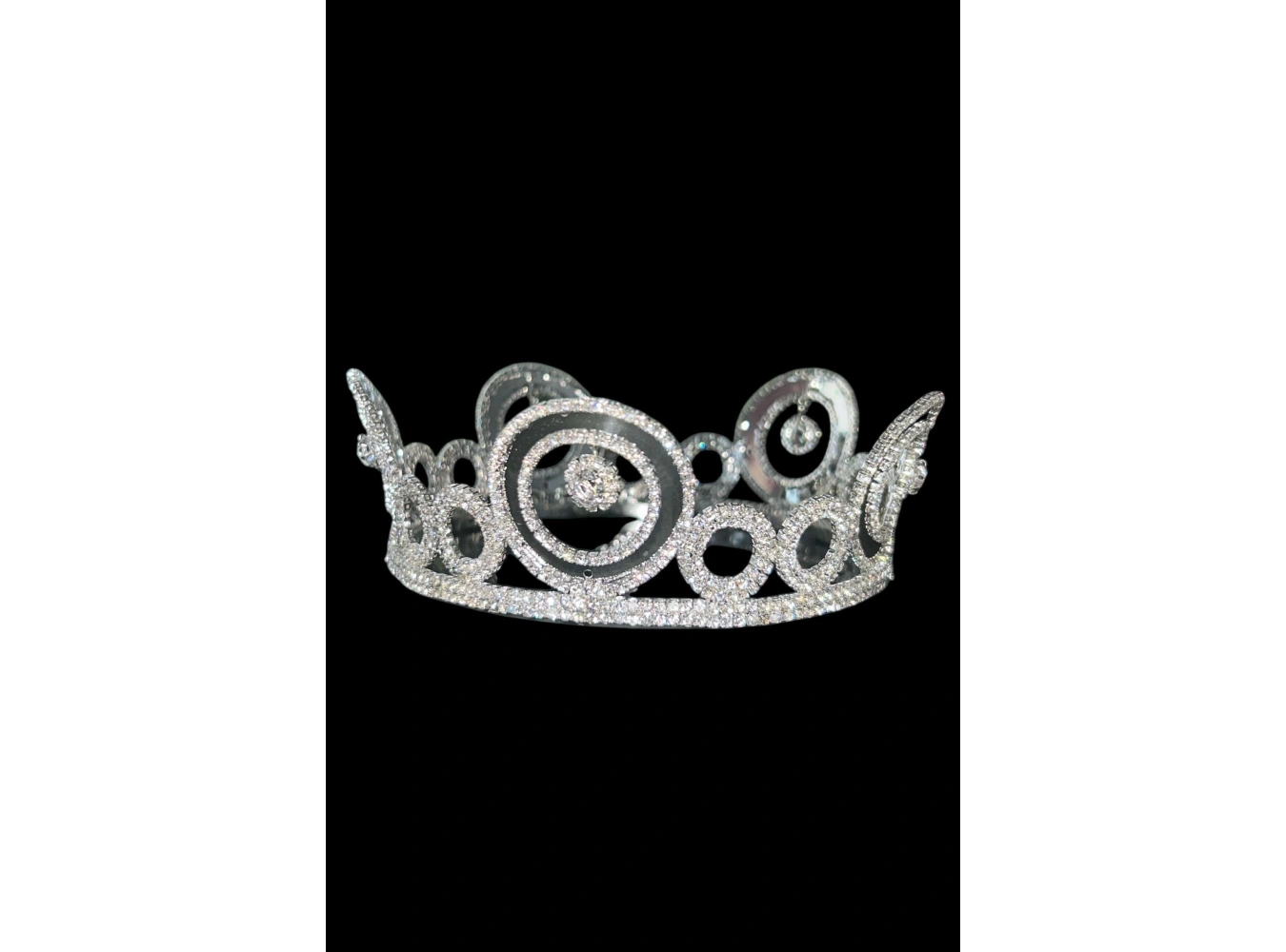 Zirkon Taşlı Gelin/Kına/Nişan/Söz Tasarım Taç