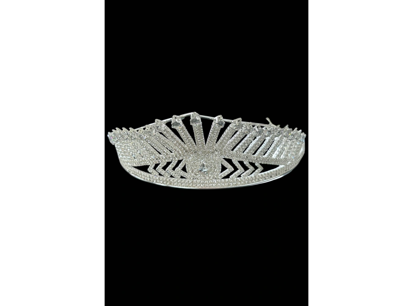 Zirkon Taşlı Gelin/Kına/Nişan/Söz Tasarım Taç