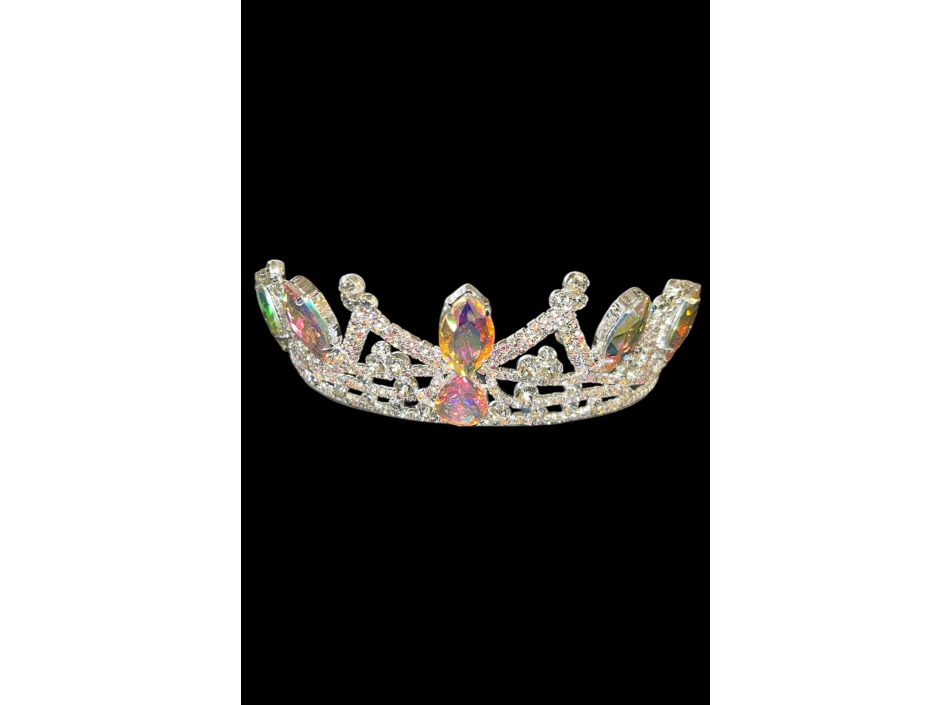 Zirkon Taşlı Gelin/Kına/Nişan/Söz Tasarım Taç