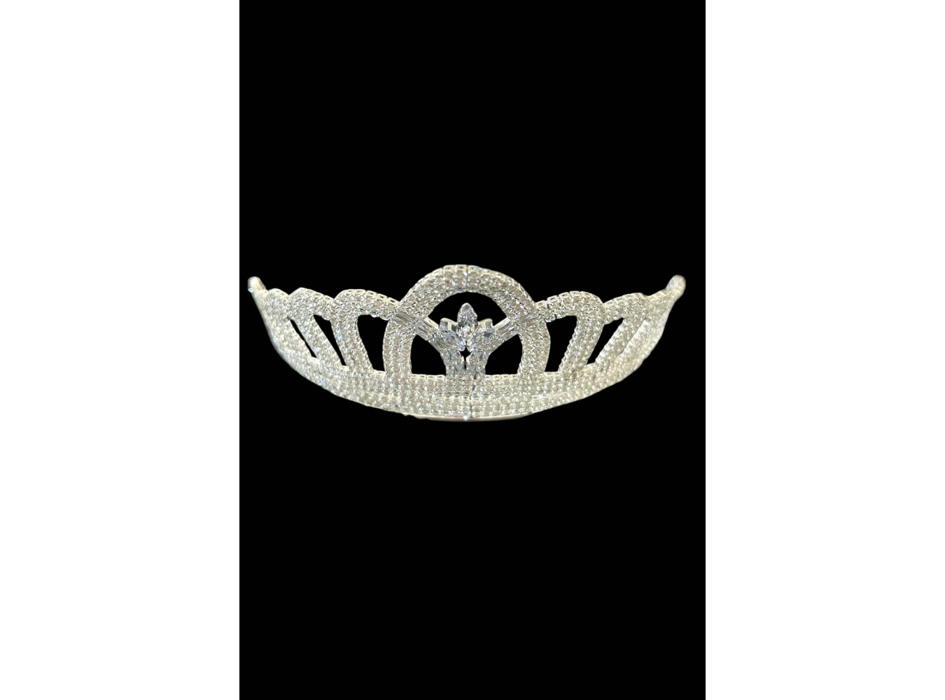 Zirkon Taşlı Gelin/Kına/Nişan/Söz Tasarım Taç
