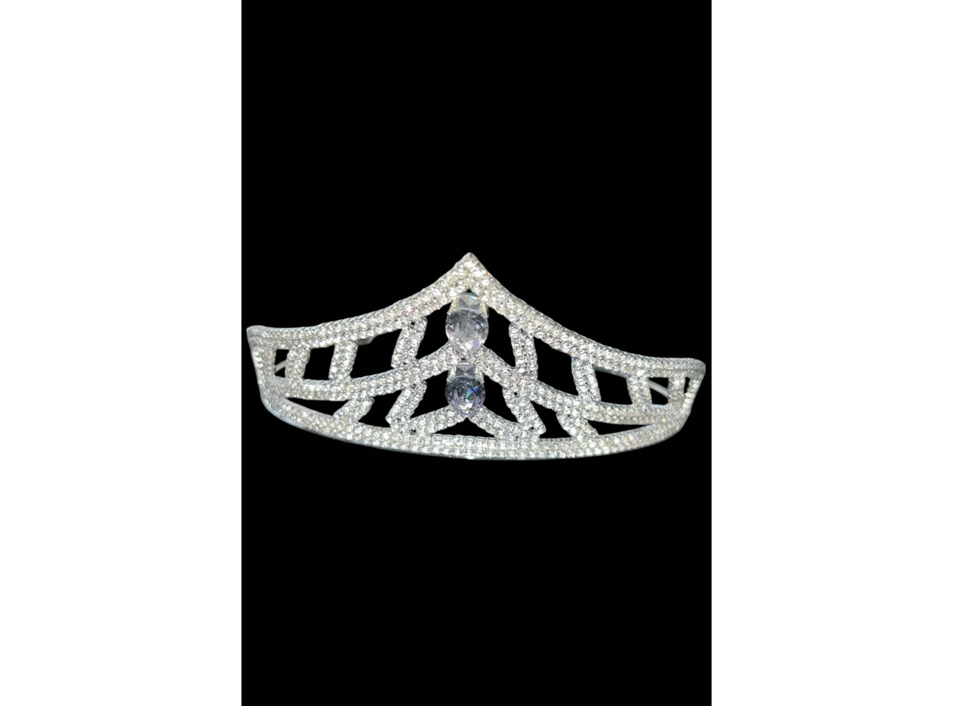 Zirkon Taşlı Gelin/Kına/Nişan/Söz Tasarım Taç