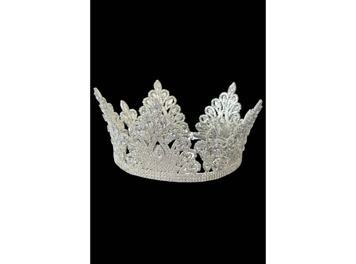 Zirkon Taşlı Gelin/Kına/Nişan/Söz Tasarım Taç