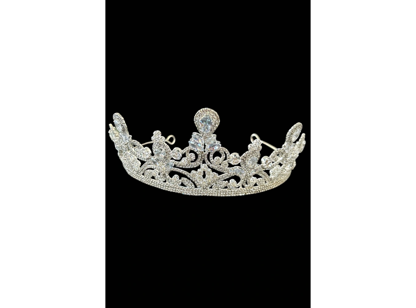 Zirkon Taşlı Gelin/Kına/Nişan/Söz Tasarım Taç