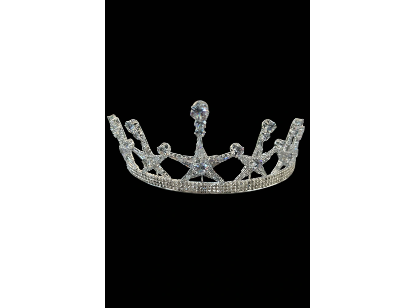 Zirkon Taşlı Gelin/Kına/Nişan/Söz Tasarım Taç