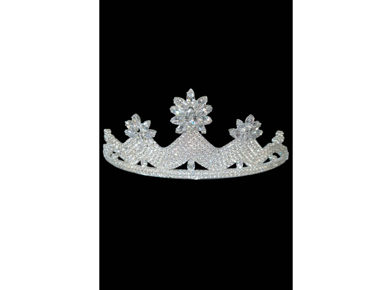Zirkon Taşlı Gelin/Kına/Nişan/Söz Tasarım Taç
