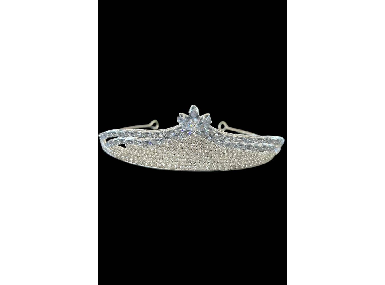 Zirkon Taşlı Gelin/Kına/Nişan/Söz Tasarım Taç