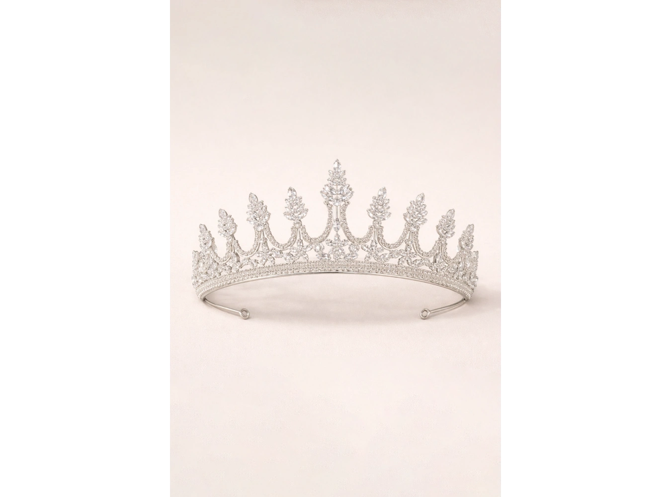 Zirkon Taşlı Gelin/Kına/Nişan/Söz Tasarım Taç